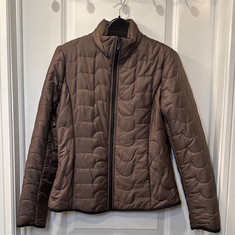 DREW Women's Brown Quilted Jacket